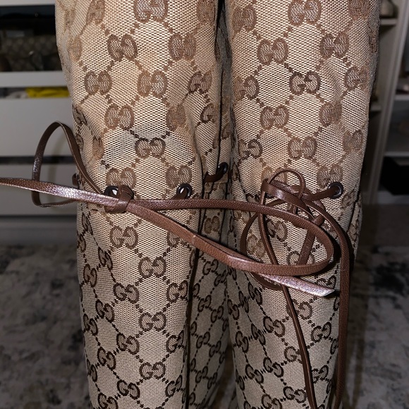 Brand New Gucci Canvas Over the Knee Boots - Picture 3 of 8